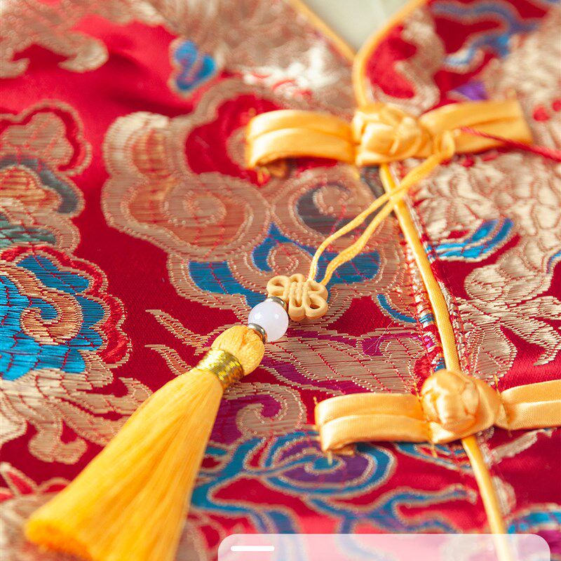 周岁礼服男宝宝新中式婴儿百日宴满月周I岁服女宝唐装春秋抓周套