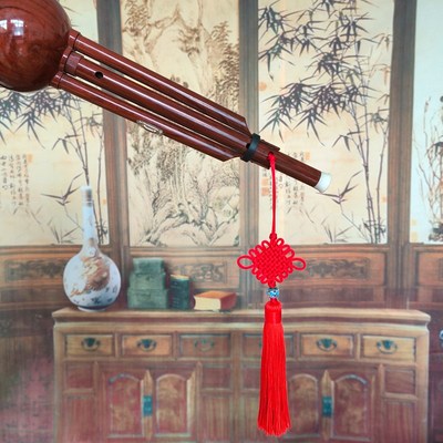 葫芦丝中国结挂件小号红色剑穗福字配饰新年N装饰树上挂饰灯笼宫