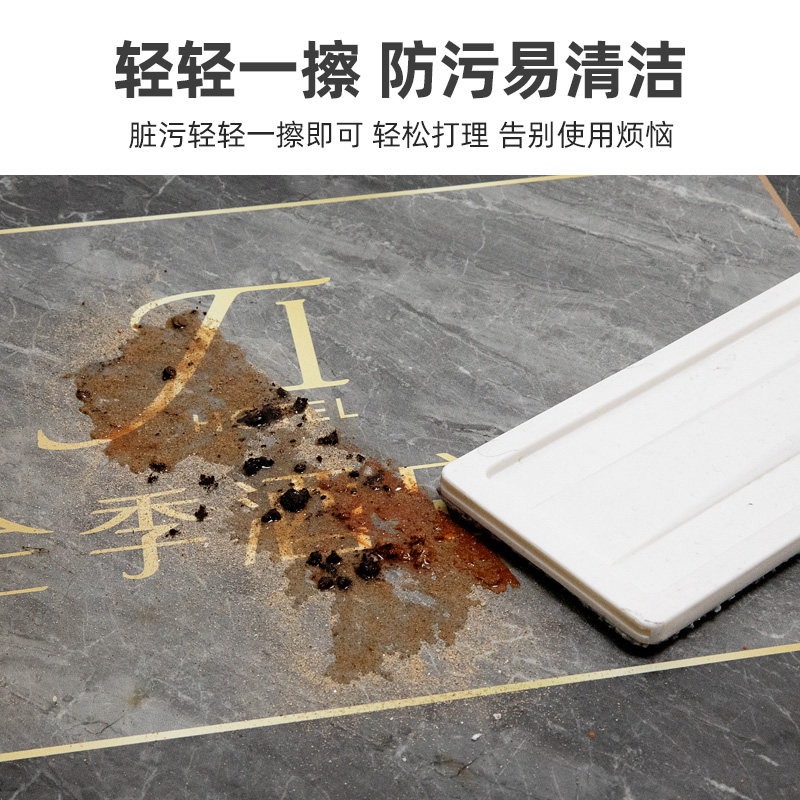 电梯地毯定制logo轿厢pvc地板革加厚地垫定R做尺寸印字防滑耐磨