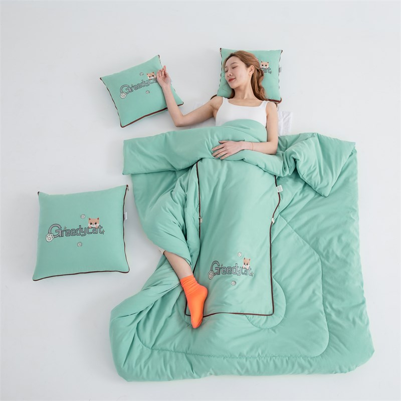 抱枕被子汽车载多功能两用简约四季折H叠靠枕午休二合一夏凉空调