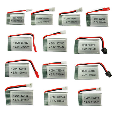 航模遥控飞机直升机四轴飞行器锂电池75254F0 3.7v 550mAh 可充电