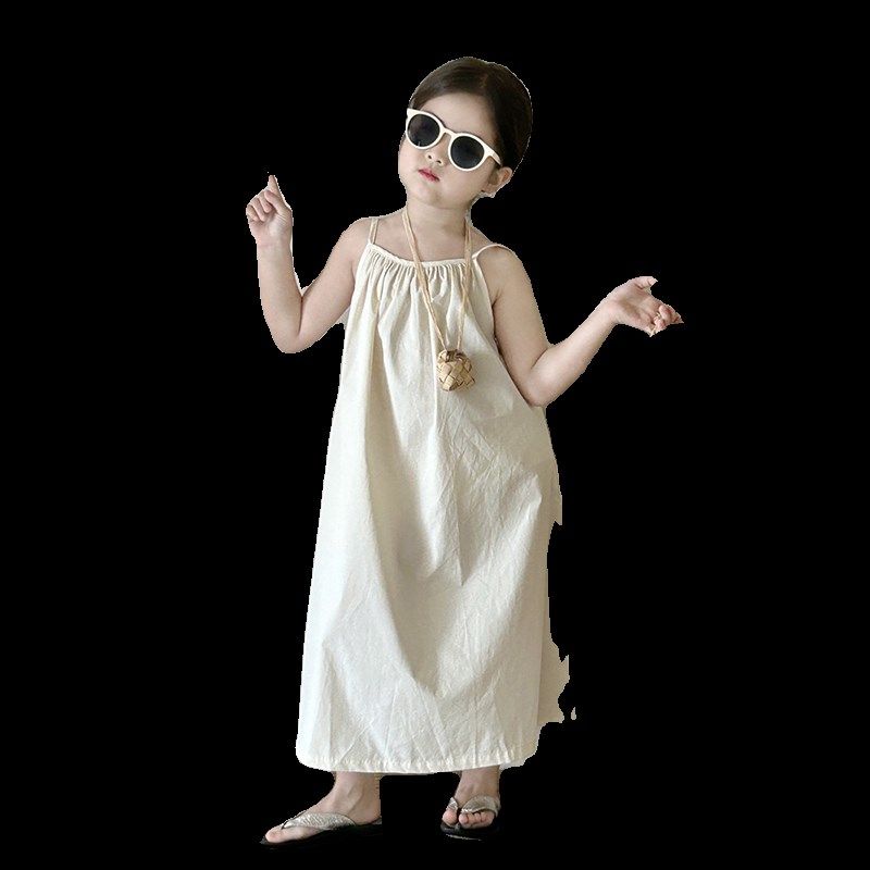 女童连衣裙吊带裙j2024夏季新款女宝韩版背心裙度假沙滩露背清凉,童装/婴儿装/亲子装,连衣裙,淘宝优惠券,粉丝福利购,淘宝优惠卷
