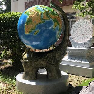 地理园教学模型配套设施地球仪景观雕塑知识科普教学演变地理知识