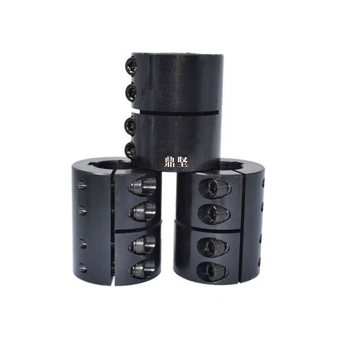 厂家直销JQ JQW型夹壳联轴器45号钢夹壳钢性联轴器搅拌DXCG联轴器
