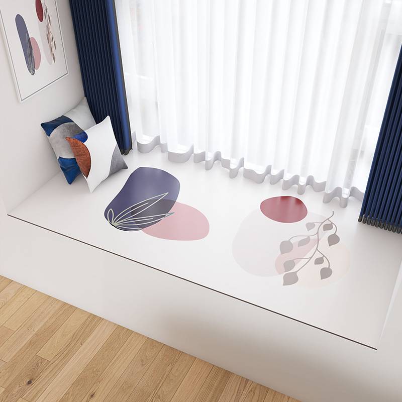 9QXC2021年新款飘窗垫窗台垫毯四季通用防水可擦阳台垫子定 做装