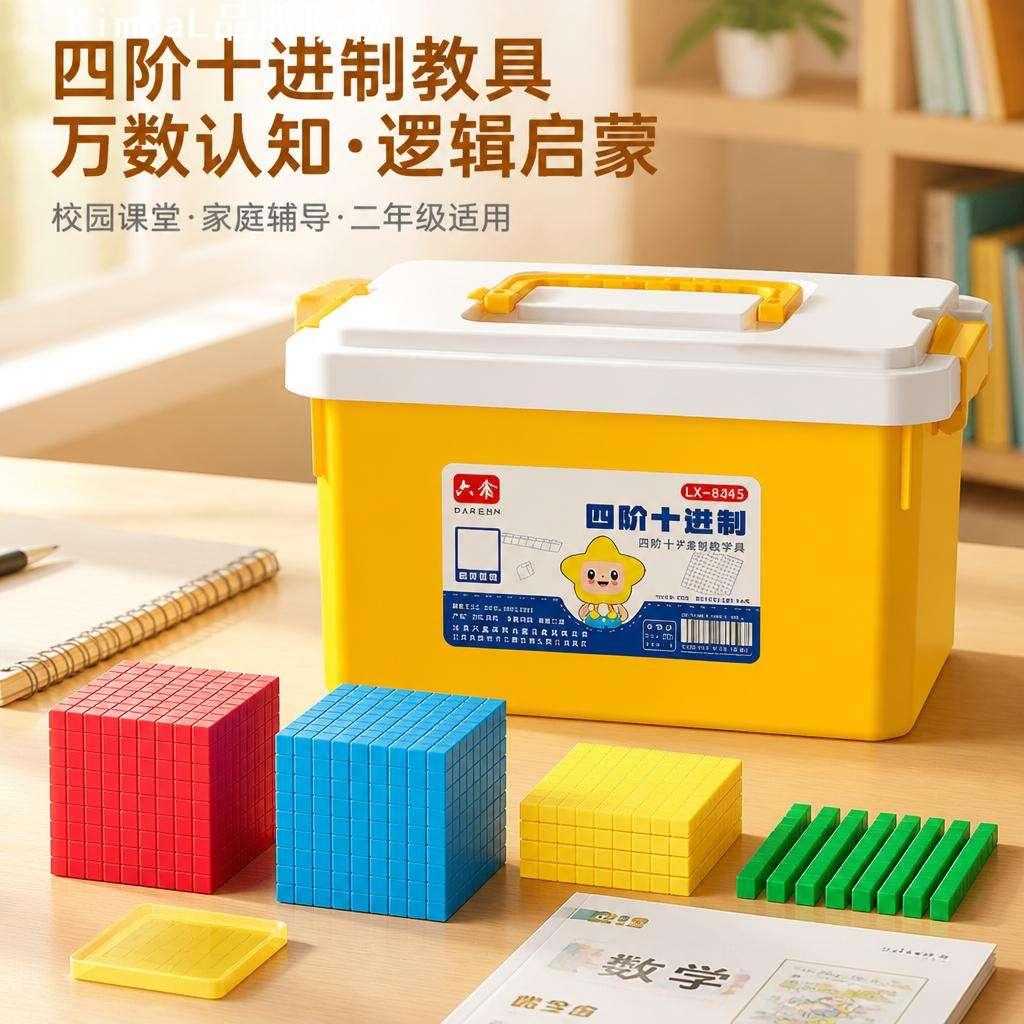 四阶十进制教具大数认知模型|