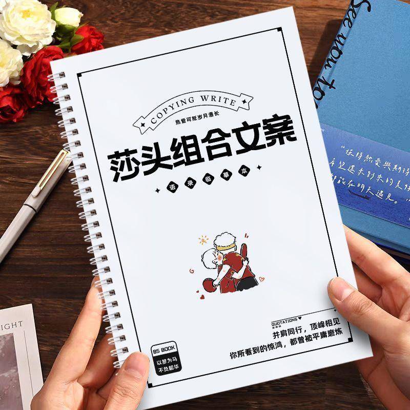 莎头组合周边孙颖莎王楚钦文案励志语录作文素材积累正楷书练字贴