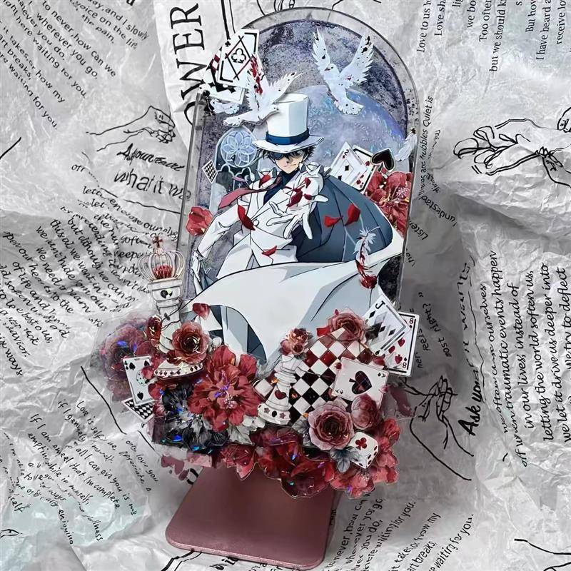 名侦探柯南动漫周边怪盗基德亚克力立牌高颜值桌面摆件装饰送朋友