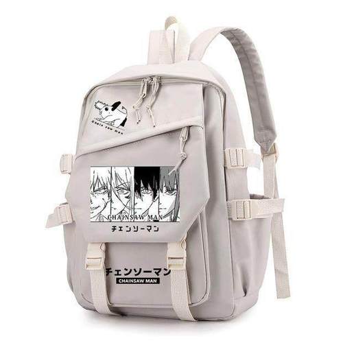 电锯人动漫周边书包电次玛奇玛帕瓦男女高初中小学生电脑双肩背包