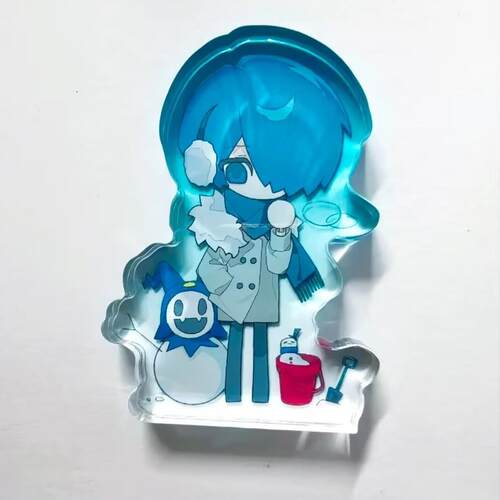 Persona 3 Knotch City老树冬立亚克力砖桌面装饰游戏周边谷
