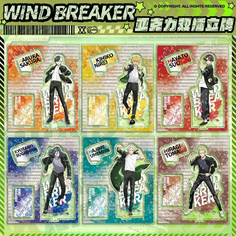 防风少年大立牌2 防风铃动漫周边夹层摆件佐狐浩太桜遥梅宮一梶蓮