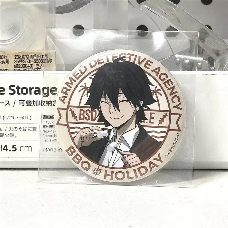 新款动漫周边文豪野犬江户川乱步BBQ吧唧谷子高颜值徽章挂件
