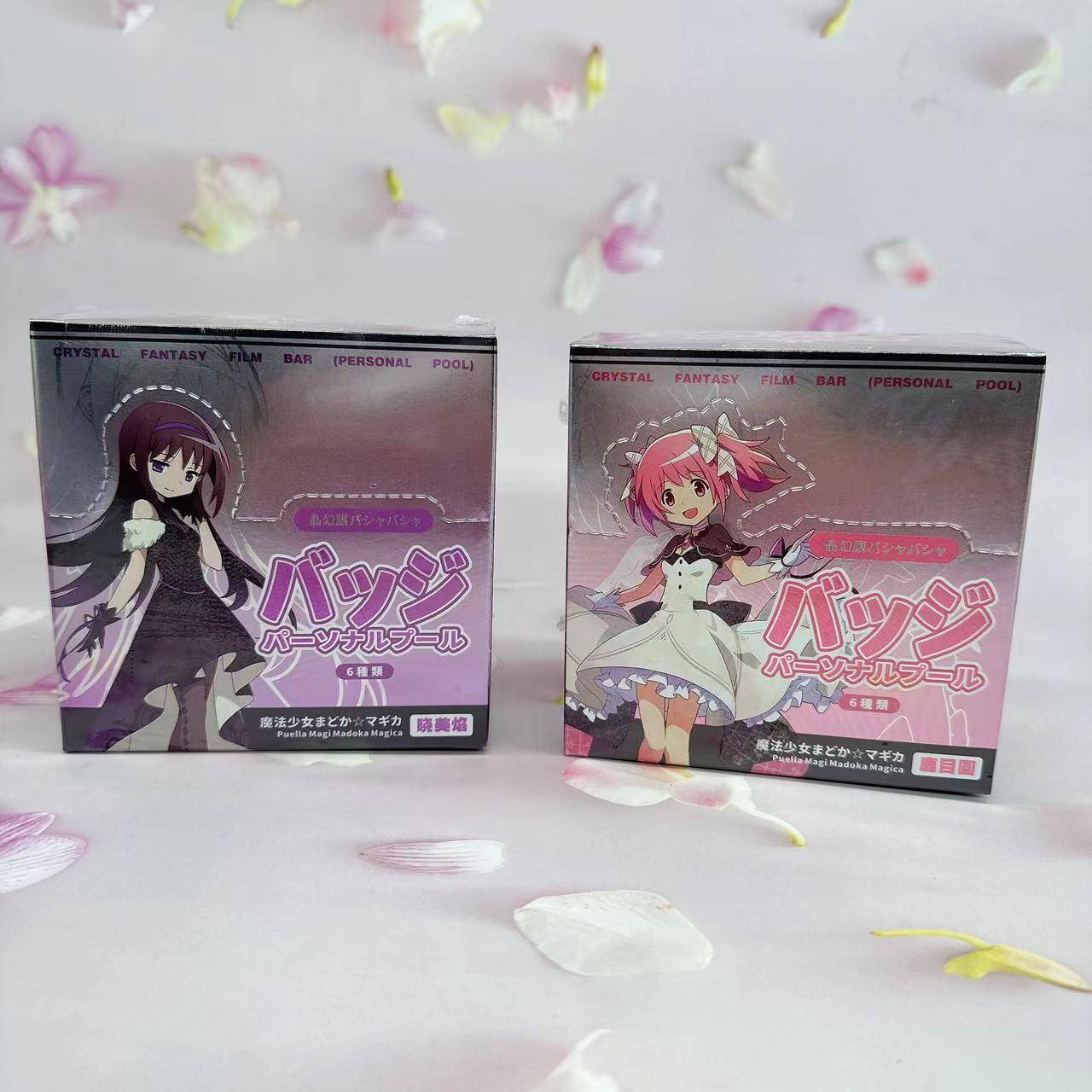 魔法少女小圆周边58mm吧唧透卡套装盲袋徽章胸针谷子周边二次元