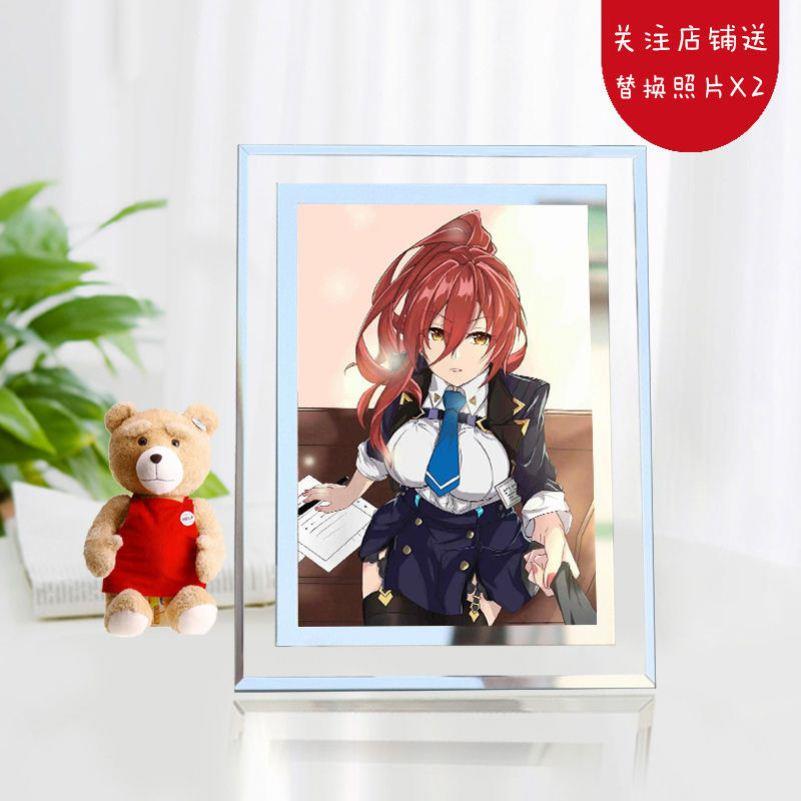 无量塔姬子水晶相框摆台崩坏3动漫周边创意定制照片生日礼物