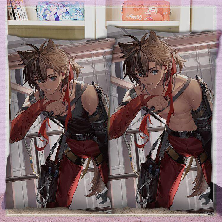 明日方舟白铁抱枕半身二次元周边定制双面睡觉长条枕头男女生礼物