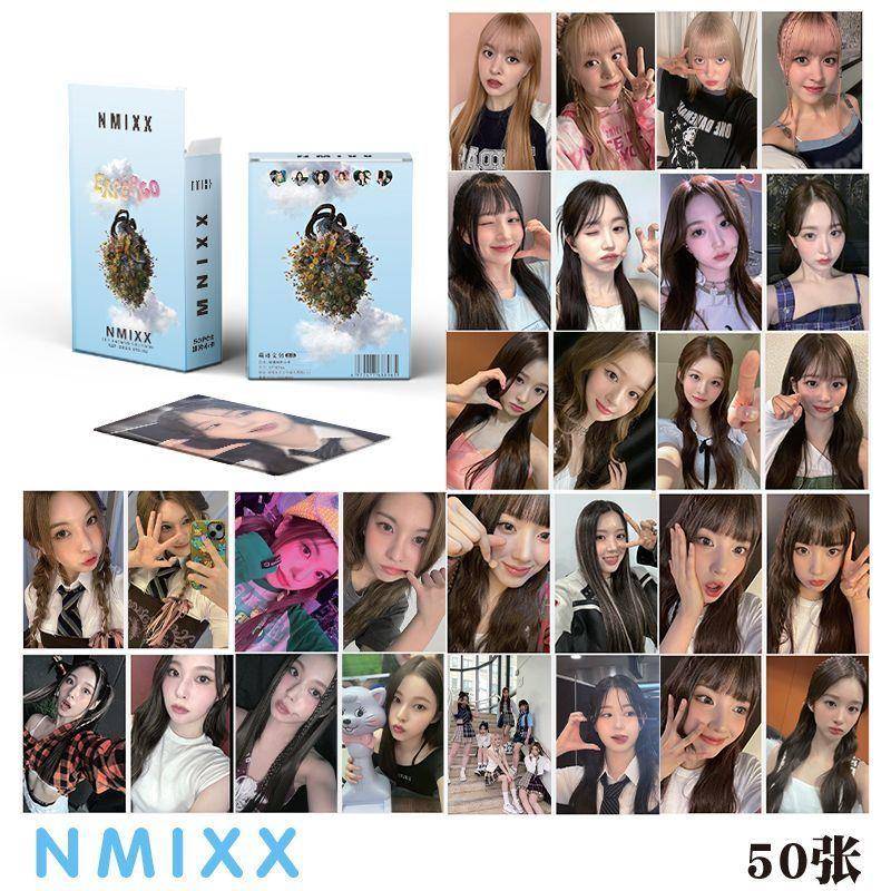 nmixx镭射小卡50张吴海媛雪允张圭真组合专辑小卡LOMO卡拍立得卡