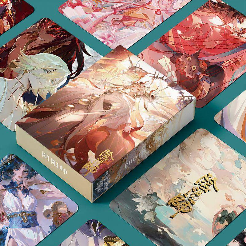 阴阳师周边游戏三寸盒装55张镭射小卡LOMO卡卡膜卡册收藏礼物