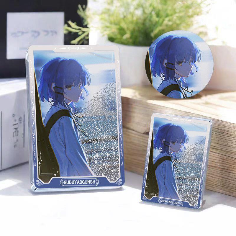 孤独摇滚山田凉新款周边流沙麻将吧唧徽章送礼摆件立牌卡砖