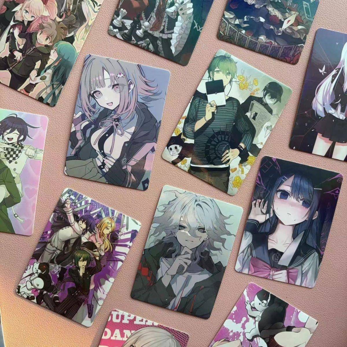 弹丸论破镭射小卡狛枝凪斗日向创王周边大三寸圆角LOMO卡明信片