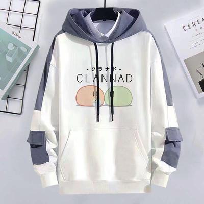 团子大家族CLANNAD古河渚衣服男女秋冬薄款连帽卫衣动漫长袖外套