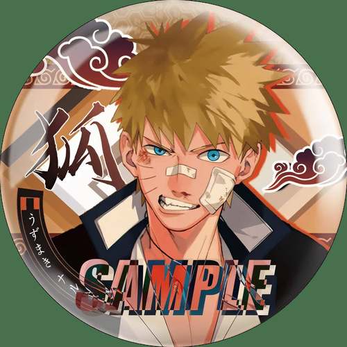 适用火影忍者吧唧鸣人谷子佐助周边徽章1