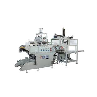 厂家直销一次性环保饭盒打包盒盖设备全自动BOPS热成型机