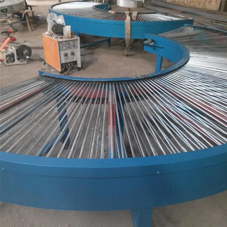 链杆转弯输送机转弯输送机网带输送机304不锈钢支轴链输送机