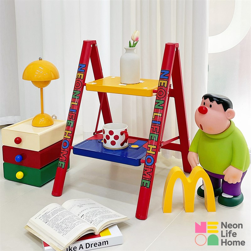 搬家梯子家用便携式加厚碳钢室内登高乔迁M高颜值梯子移动人字梯