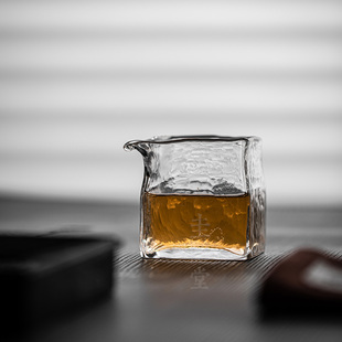 圭隐堂气泡耐热玻璃公道杯加厚公杯家用大容量分茶器泡茶杯茶海