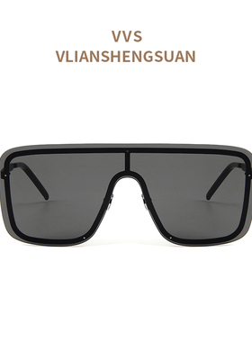 【可乐优选】VVS眼镜太阳镜时尚大框方形一体黑色潮流网红款SL364