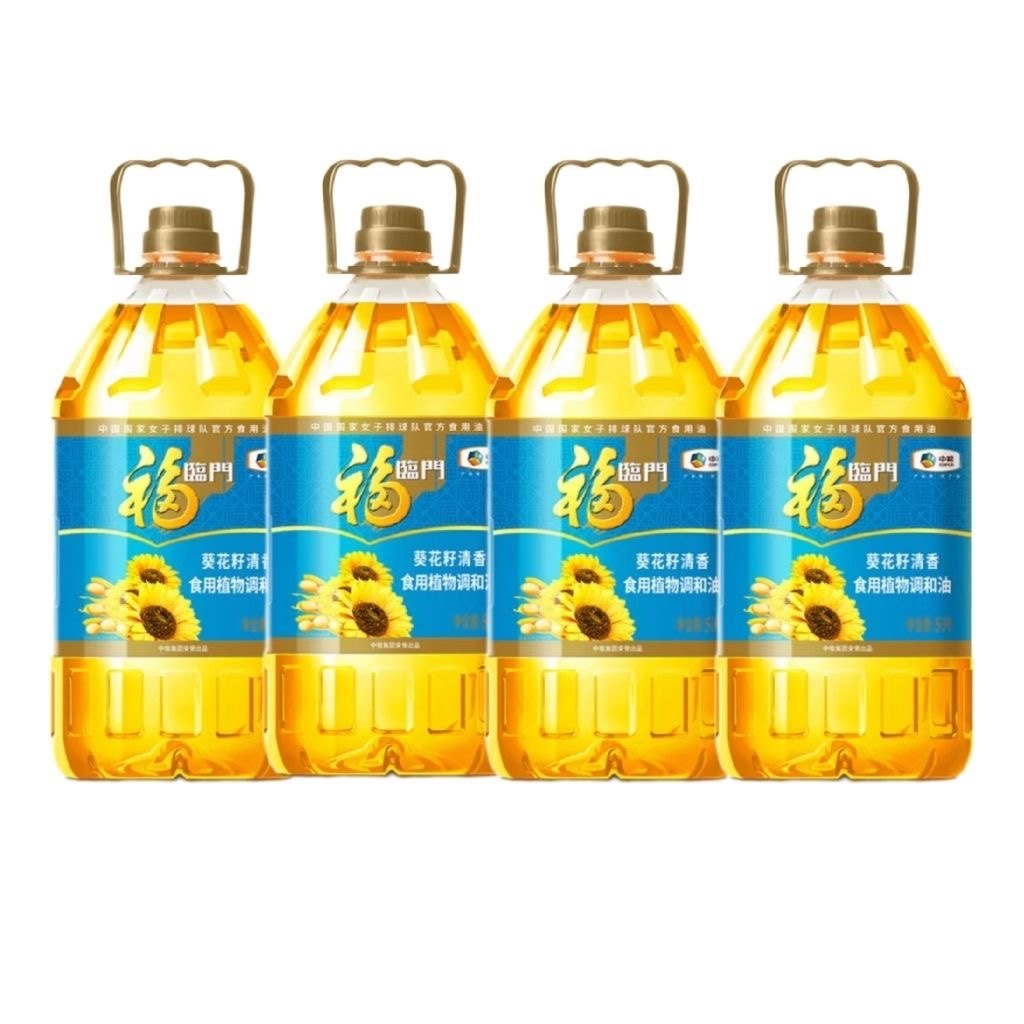 福临门葵花籽调和油5L/桶*4桶整箱  植物食用油健康油中粮家庭装,粮油调味/速食/干货/烘焙,葵花籽油,淘宝优惠券,粉丝福利购,淘宝优惠卷