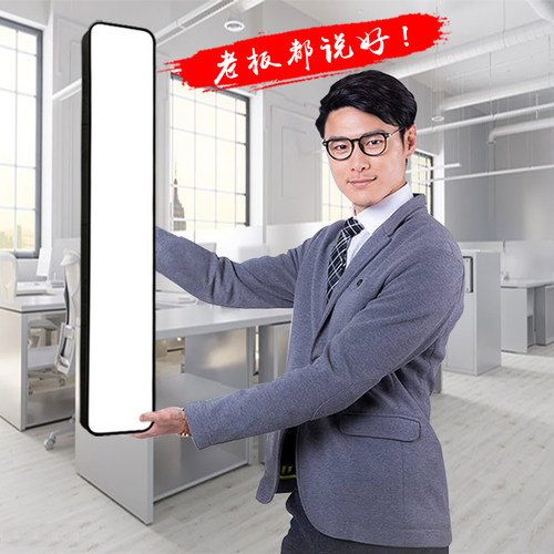 led工作室长条灯办公室吊灯美发条形长方形Q吸顶灯吊线工程灯具