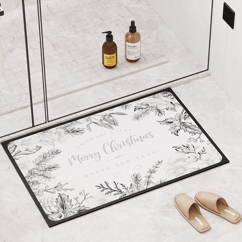 科技皮地垫入户门垫可擦免洗浴室进门脚垫门口Q耐脏防滑地毯可裁