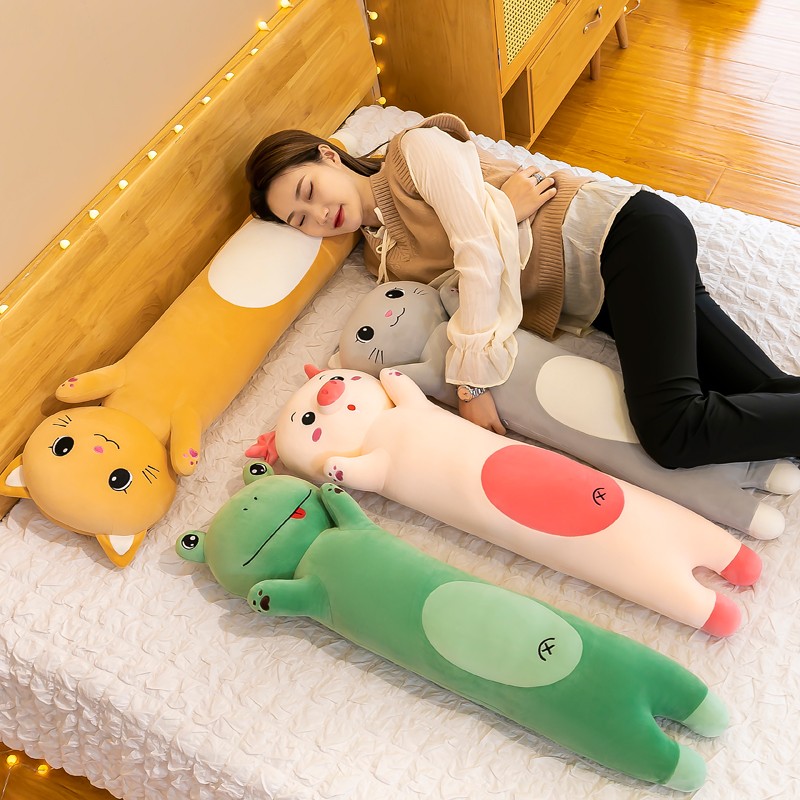 卡通兔子抱枕长条枕毛绒玩具超软B猫咪玩偶布娃娃夹腿睡觉床上女