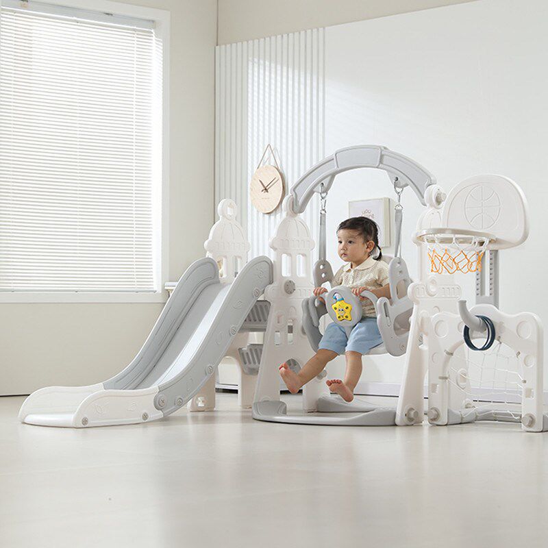 滑滑梯儿童室内i家用2至10岁宝宝滑梯秋千二合一家庭玩具组合小型