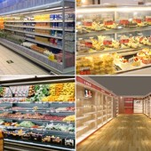 防水led硬灯条220V冷藏冰柜冰箱灯带I鱼缸点菜柜保鲜柜展示柜灯管