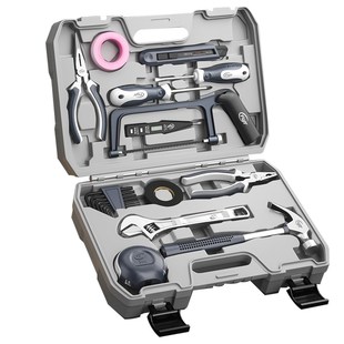 家用工具箱套装五金扳手螺丝刀维修水F电工家庭车载多功能组合全