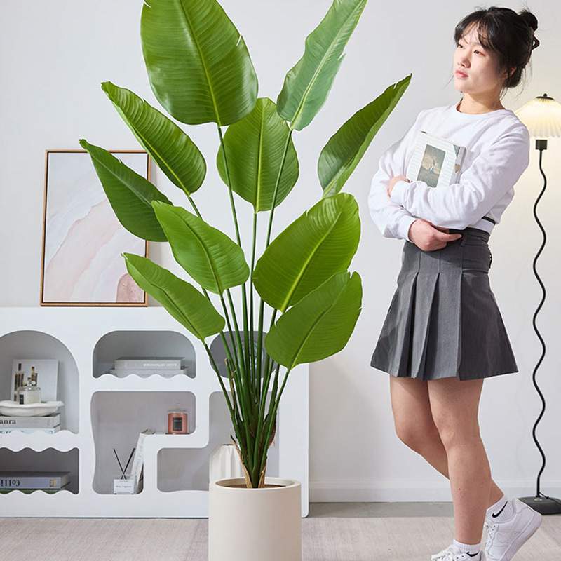 北欧大型仿真绿植旅人蕉网红假绿植盆栽室内客厅橱窗造景盆栽