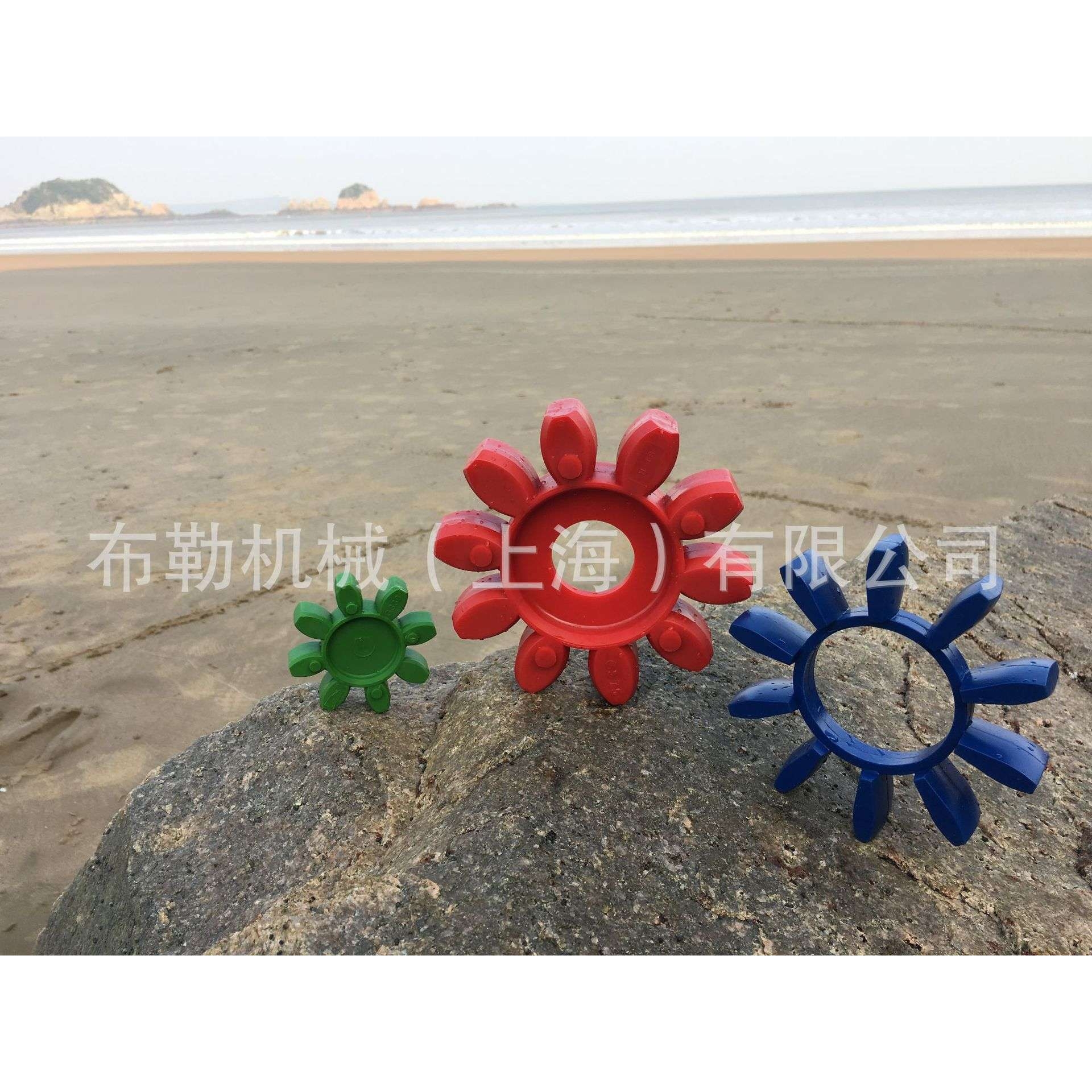 XL6型星型联轴器/软连接GS14梅花瓣弹性体块/胶垫CJ缓冲垫减震垫