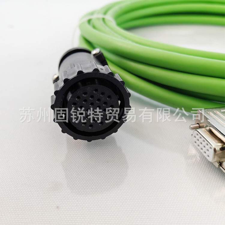 AB罗克韦尔伺服电机连接线2090-CFBM6DD-CCAA20信号线编码器反馈