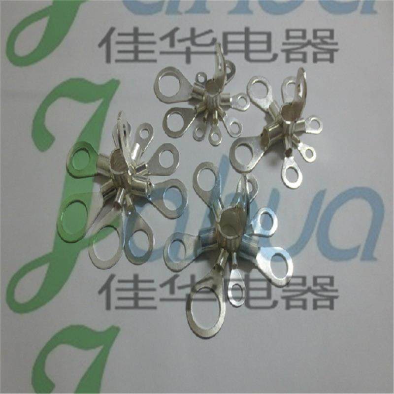 OT16-28裸端头冷压接线端子圆形铜鼻子紫铜