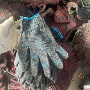 残次品手套劳保二级品棉线手套耐磨机械厂耐油一次性修车加厚尾货