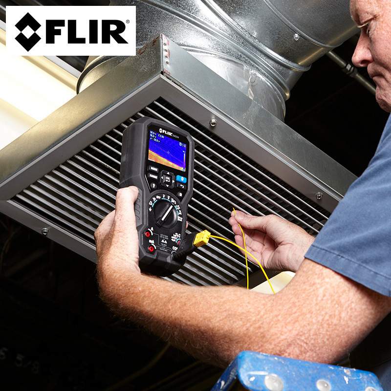 菲力尔FLIR  DM284工业级红外热像仪数字万用表DM285手持式万用表