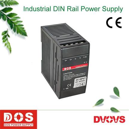 直流220V输入100W导轨开关电源两路输出12V2A和24V3A可选电压数显
