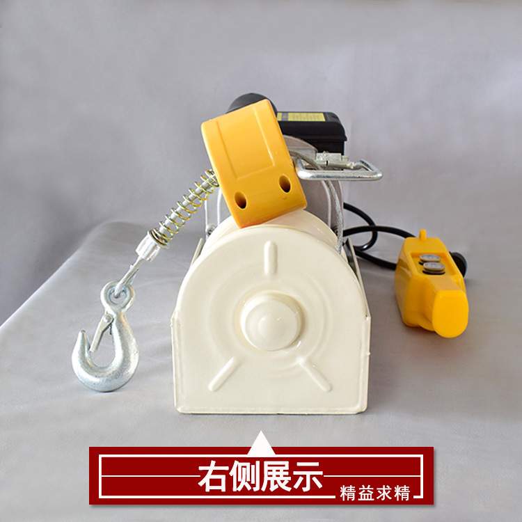 直销遥控微型电动葫芦纯铜电机PA200-PA1000双钩微型电动葫芦