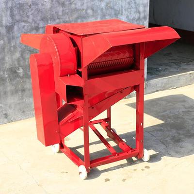 小型全喂入式40稻麦脱粒机谷子大豆打粒机可连杆打家用小麦打场机