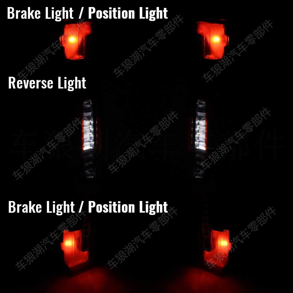 适用福特F250 F350 SUPER DUTY 2023-24尾灯中配带盲点刹车信号灯