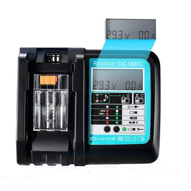 原装DC18RC锂离子可充电电池充电器适用Makita 14.4V 18V Bl1830