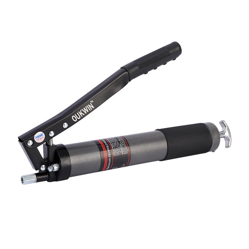 高压双泵黄油枪600CC省力型黄油枪压杆式黄油枪注油器