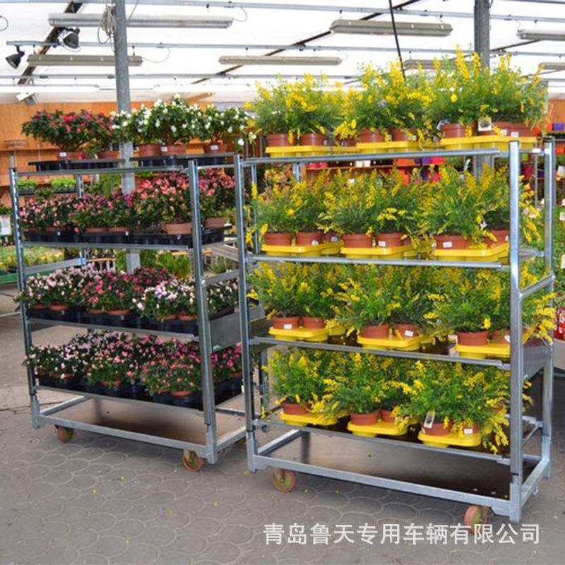花卉周转台车苗圃大棚催芽育苗车质优价廉温室移动育苗架